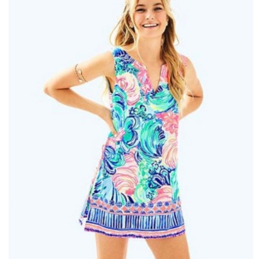 Worn Once Lilly Pulitzer Donna Romper in Beach Please